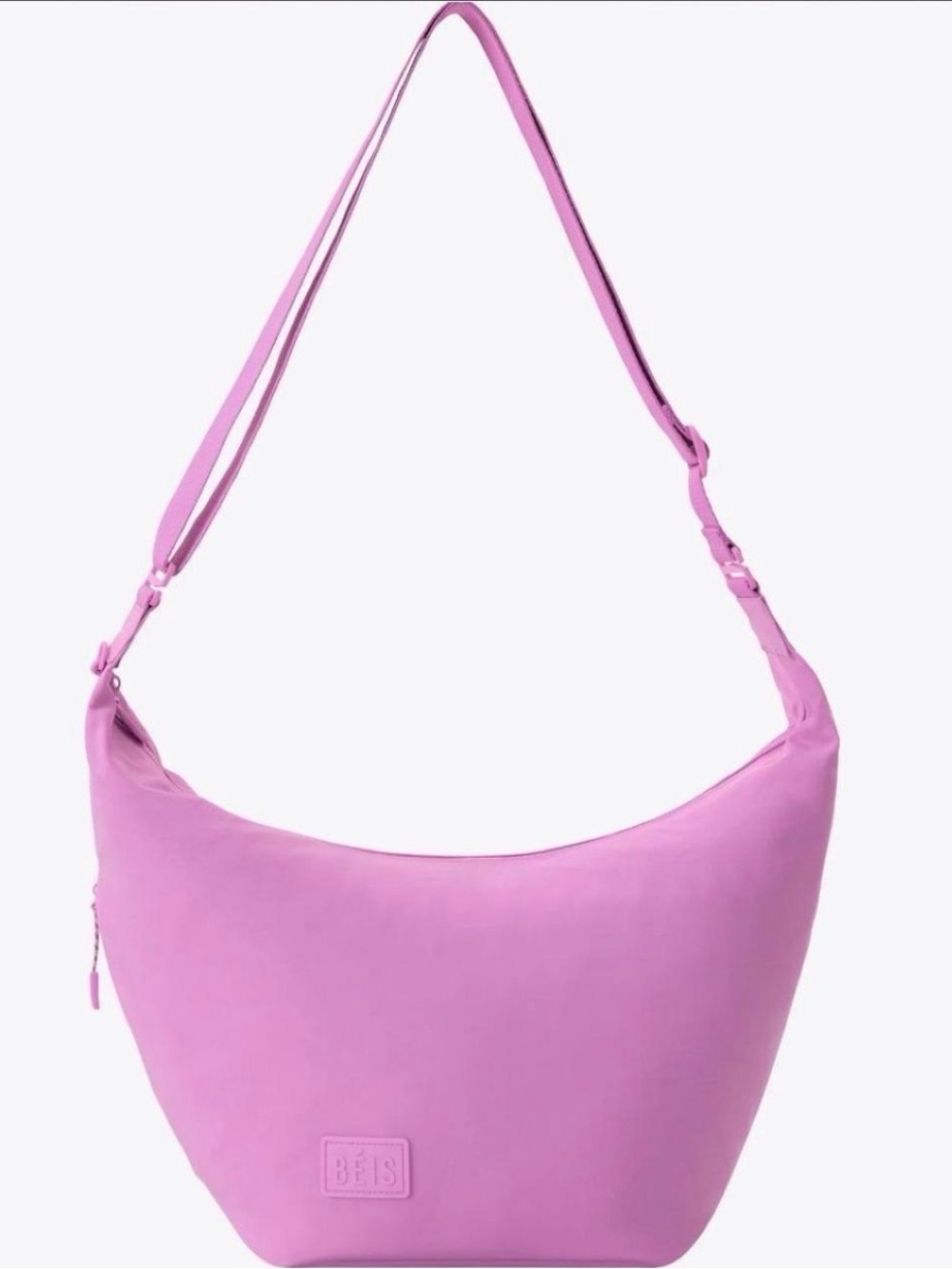 BEIS Crescent Catchall Pink Crossbody Convertible Bag